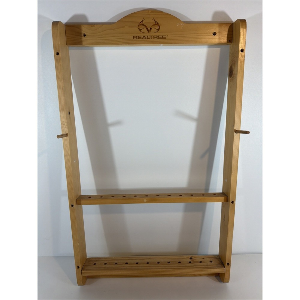 Wall Mounted Bow and Arrow Display Rack for Hunting & Archery Accessories | Real